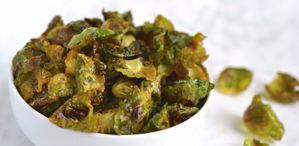 Sriracha Brussel Sprout Chips